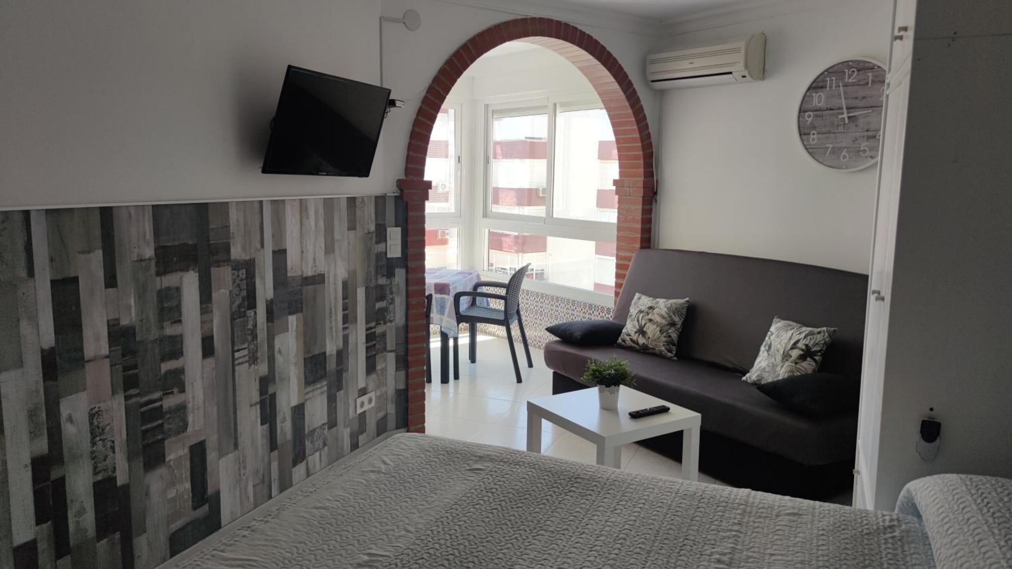 Estudio Torrox Playa- Vistas Al Mar Y Piscina Экстерьер фото